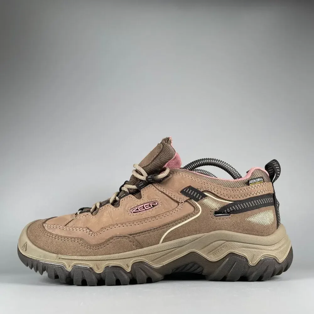 Keen Targhee IV Women's 9/9.5 Brown Leather Low Waterproof Outdoor Hiking Boots